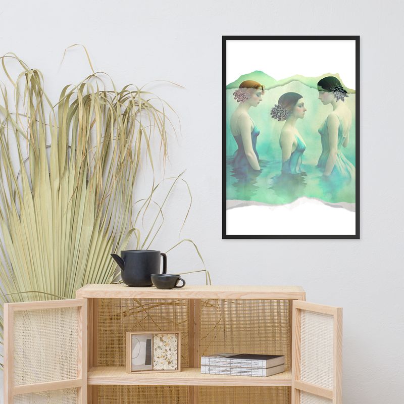 Framed Wall Art - Melting Manifestation