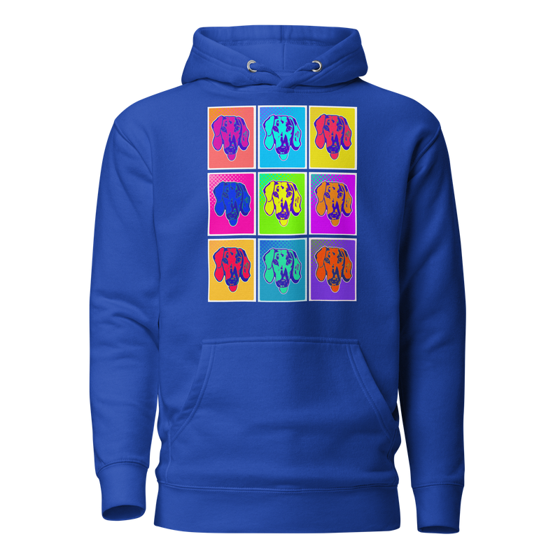 Unisex Hoodie - Dachshund Retro Pop Art