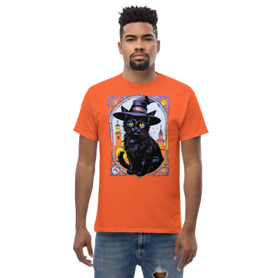 Unisex classic tee - Halloween - Black Cat Witch