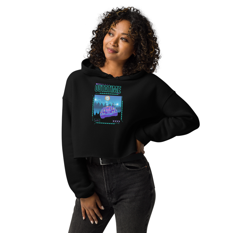 Crop Hoodie - Travel Trauma - Outatime