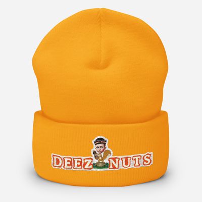Cuffed Beanie - Squirrels Of Scientology - Deez Nuts Too