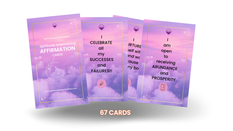 Spiritual Empowering Affirmation Cards
