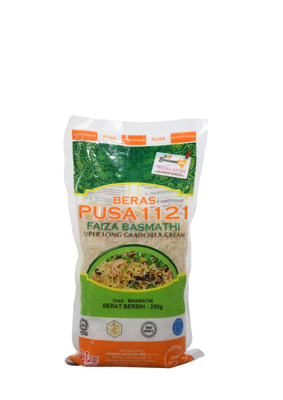 PRE ORDER (14 WORKING DAYS) - Pusa 1121 Faiza Basmathi 250gm (Without Box / Tanpa Kotak)
