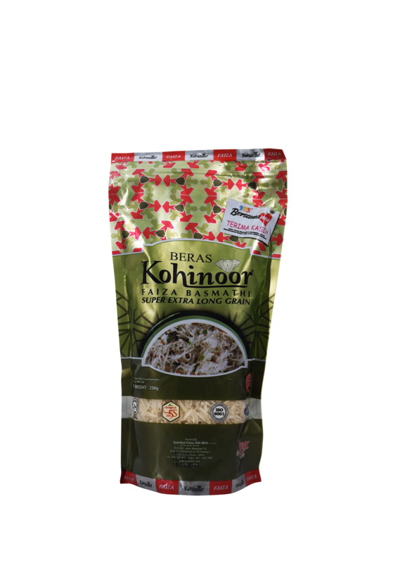PRE ORDER (14 WORKING DAYS) - Kohinoor Basmathi 250gm (Without Box / Tanpa Kotak)