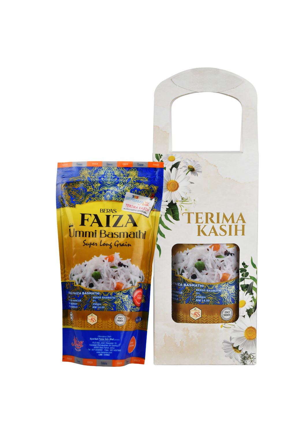 PRE ORDER (14 WORKING DAYS) - Faiza Ummi Basmathi 250gm (With Box)