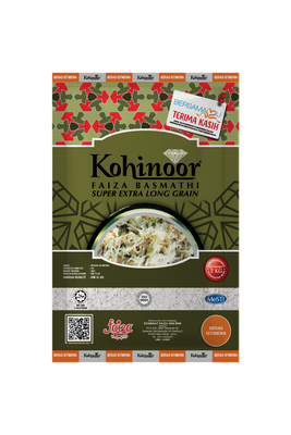 Beras Kohinoor Faiza Basmathi 2kg Beras Kohinoor Faiza Basmathi 2kg