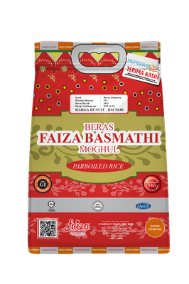 Beras Moghul Parboiled Basmathi 5kg Beras Moghul Parboiled Basmathi 5kg