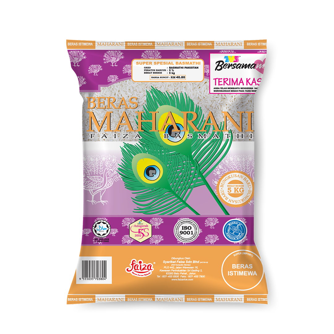 Beras Maharani Faiza Basmathi 5kg
