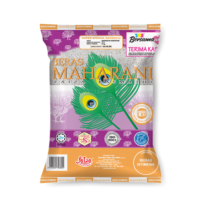 Beras Maharani Faiza Basmathi 5kg