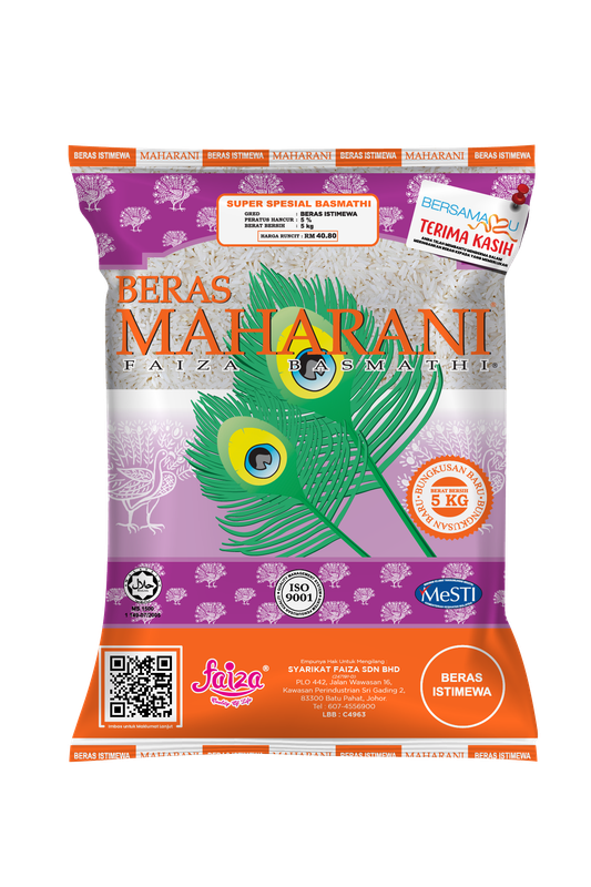 Beras Maharani Faiza Basmathi 5kg