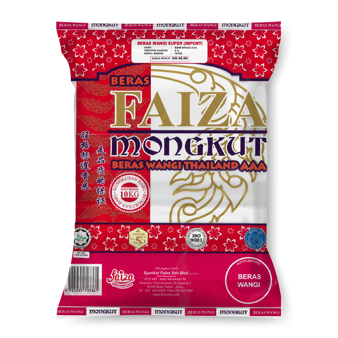 Beras Faiza Mongkut 10kg Beras Faiza Mongkut 10kg