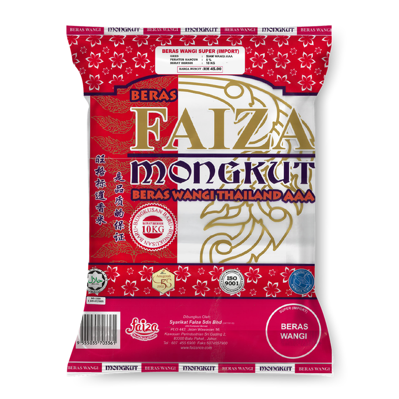 Beras Faiza Mongkut 10kg Beras Faiza Mongkut 10kg