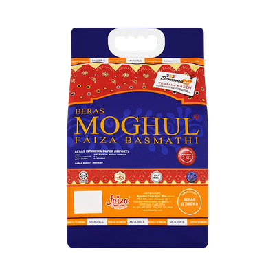 Beras Moghul Faiza Basmathi 5kg Beras Moghul Faiza Basmathi 5kg
