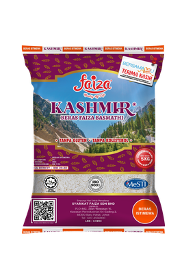 Beras Kashmir Faiza Basmathi 5kg Beras Kashmir Faiza Basmathi 5kg