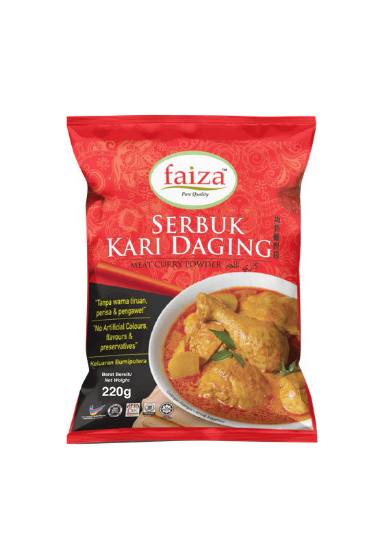 Rempah Kari Daging 220gm Rempah Kari Daging 220gm