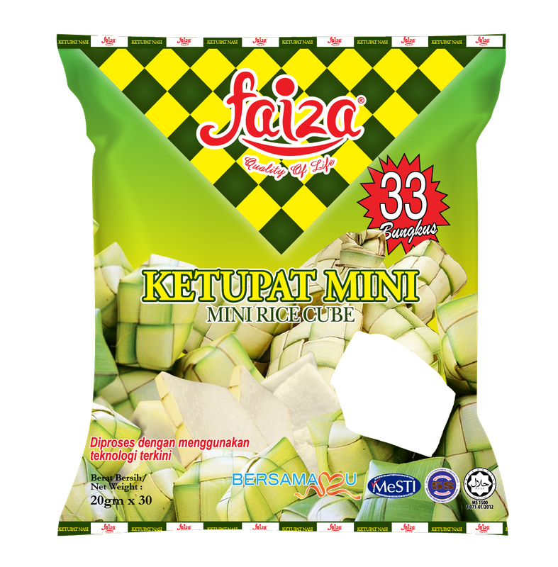 Ketupat Mini Faiza 20gm x 33 (Mini)