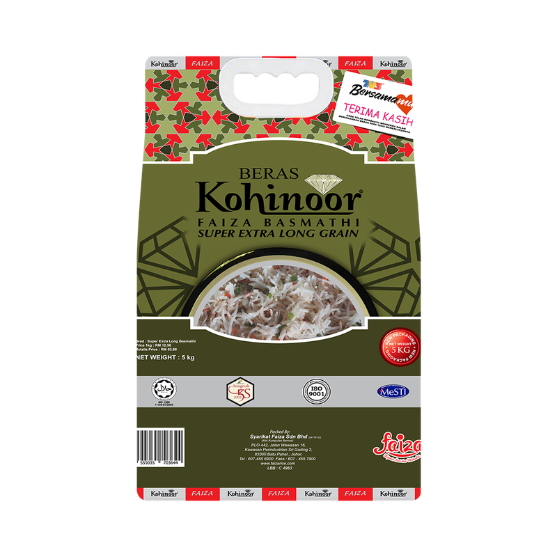 Beras Kohinoor Faiza Basmathi 5kg