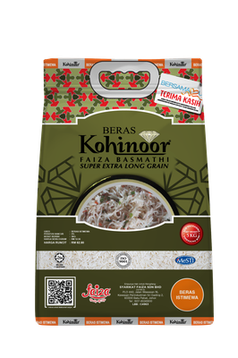 Beras Kohinoor Faiza Basmathi 5kg Beras Kohinoor Faiza Basmathi 5kg