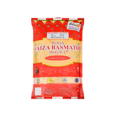 Beras Moghul Parboiled Basmathi 2kg