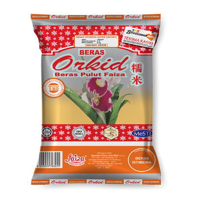 Beras Pulut Orkid Faiza 5kg