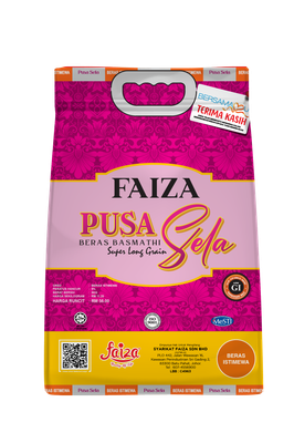 Beras Pusa Sela Faiza Basmathi 5kg Beras Pusa Sela Faiza Basmathi 5kg
