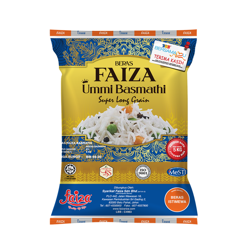 Beras Faiza Ummi Basmathi 5KG