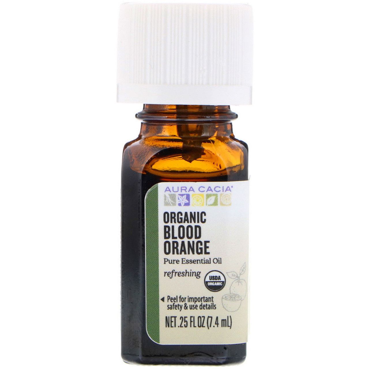 Aura Cacia, Pure Essential Oil, Organic Blood Orange, .25 oz