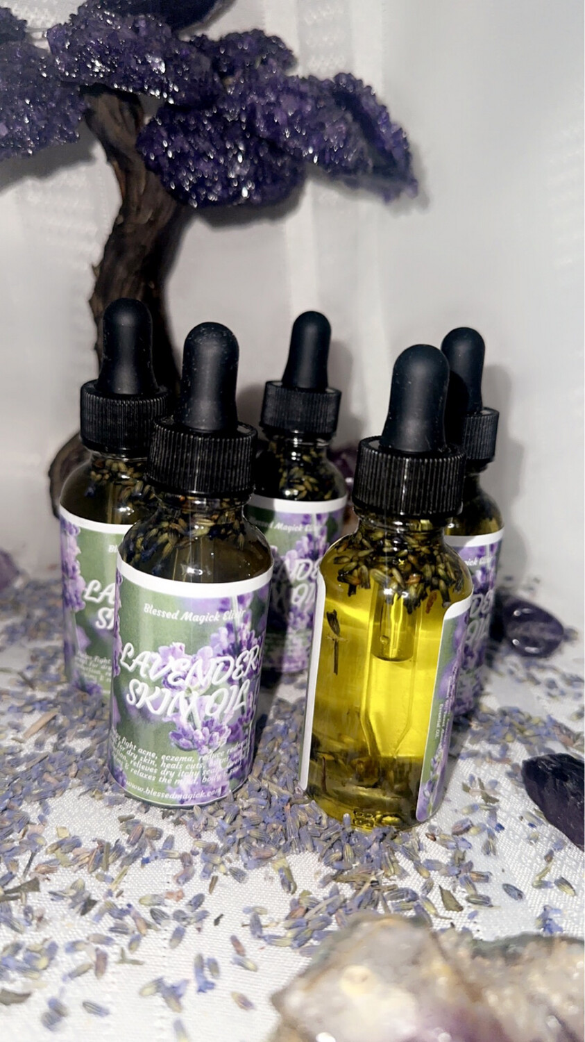 Lavender Essential Oil~ Organic~ Protection~Sleep~ Longevity~Purificat –  Moon Goddess Magick Apothecary LLC