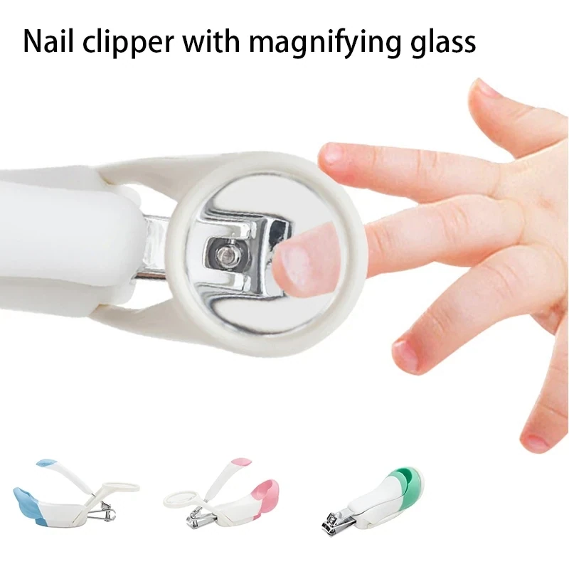 Baby Nail Clippers with Magnifier Safety Zoom Glass