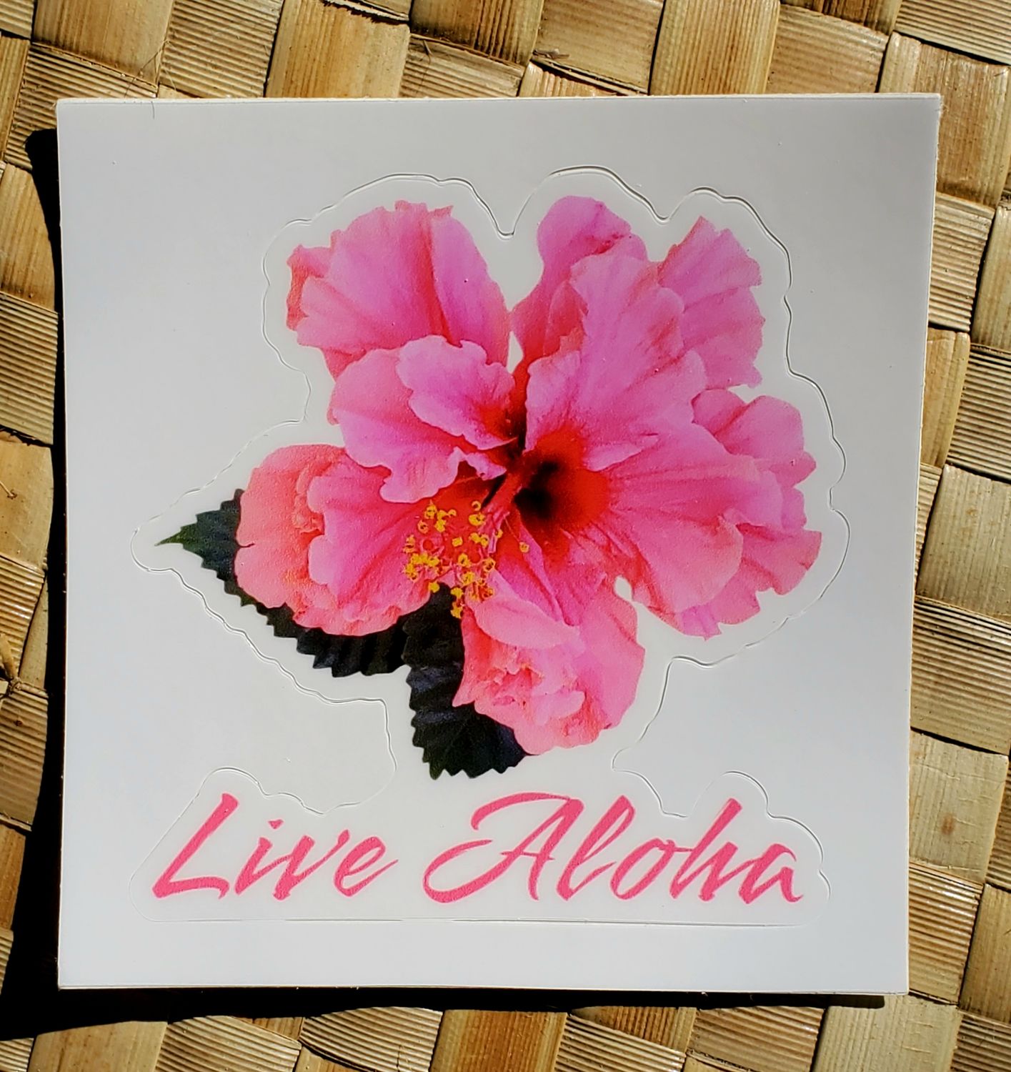 Live Aloha Sticker