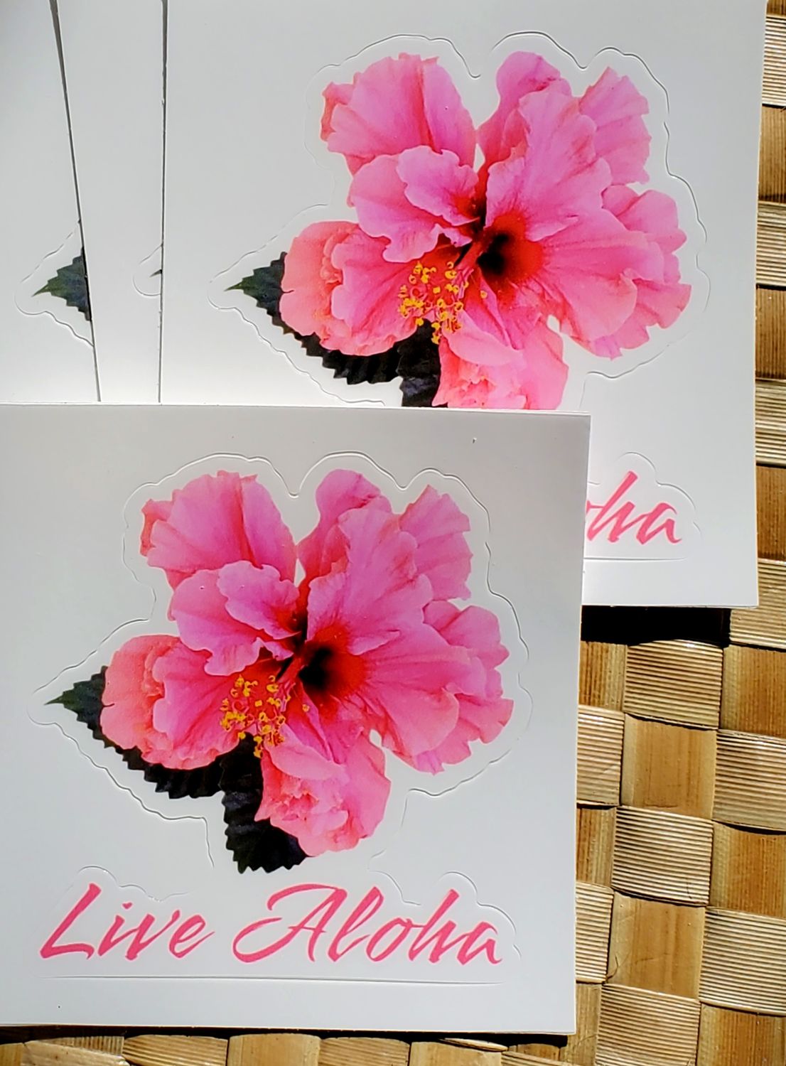 Live Aloha Sticker