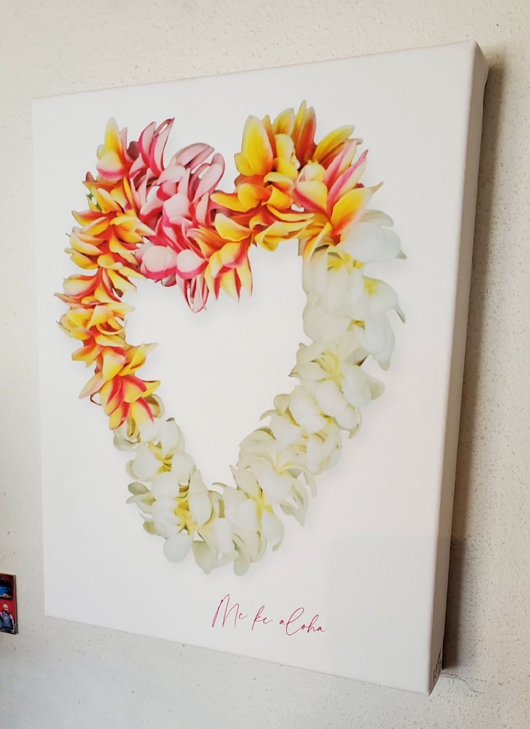 "Me ke aloha" ( (with love) - Canvas Wrapped