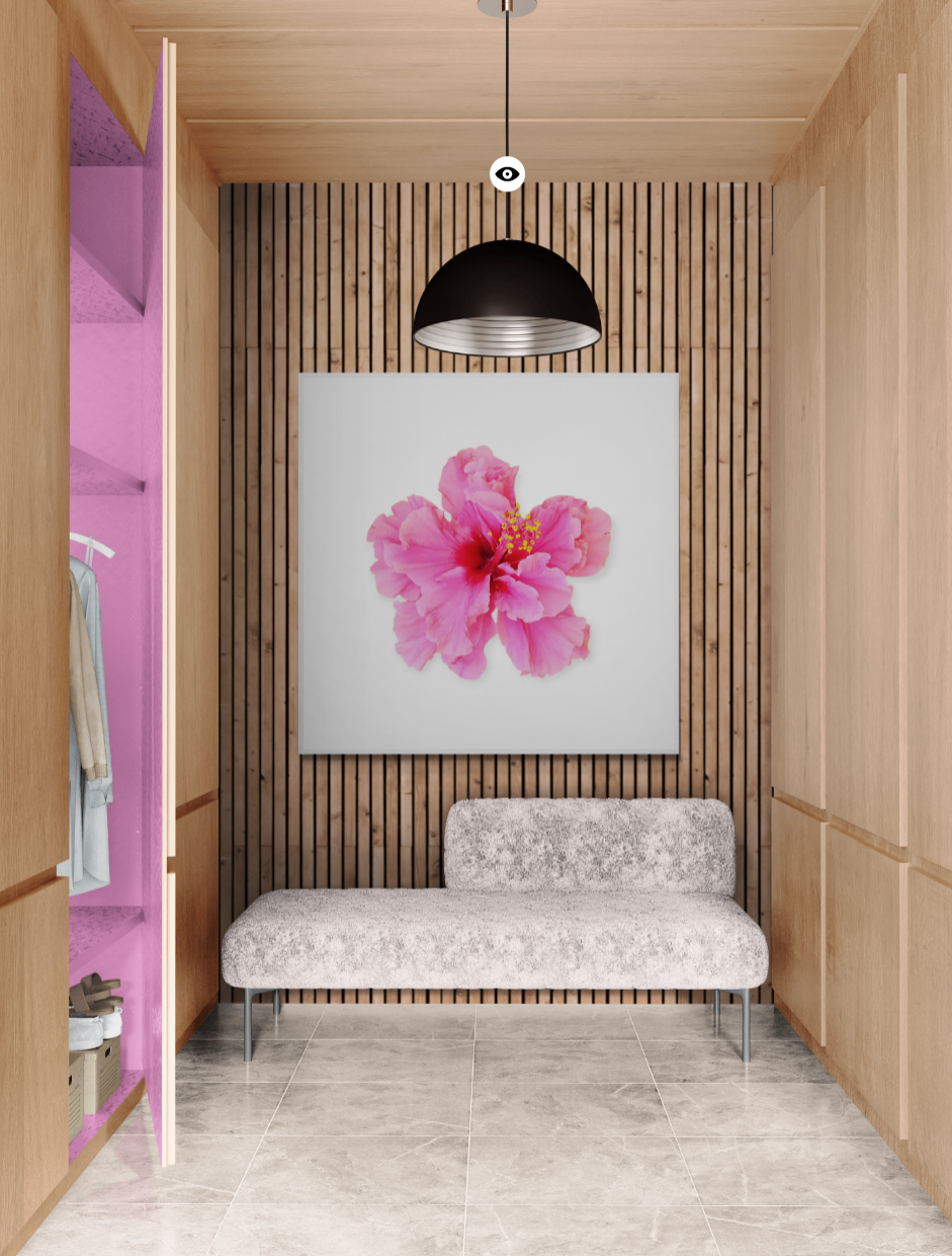 Pink Hibiscus - Canvas Wrap 16x20IN