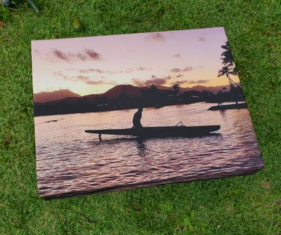 Evening Paddle - Canvas Wrap
