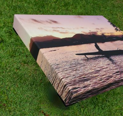 Evening Paddle - Canvas Wrap