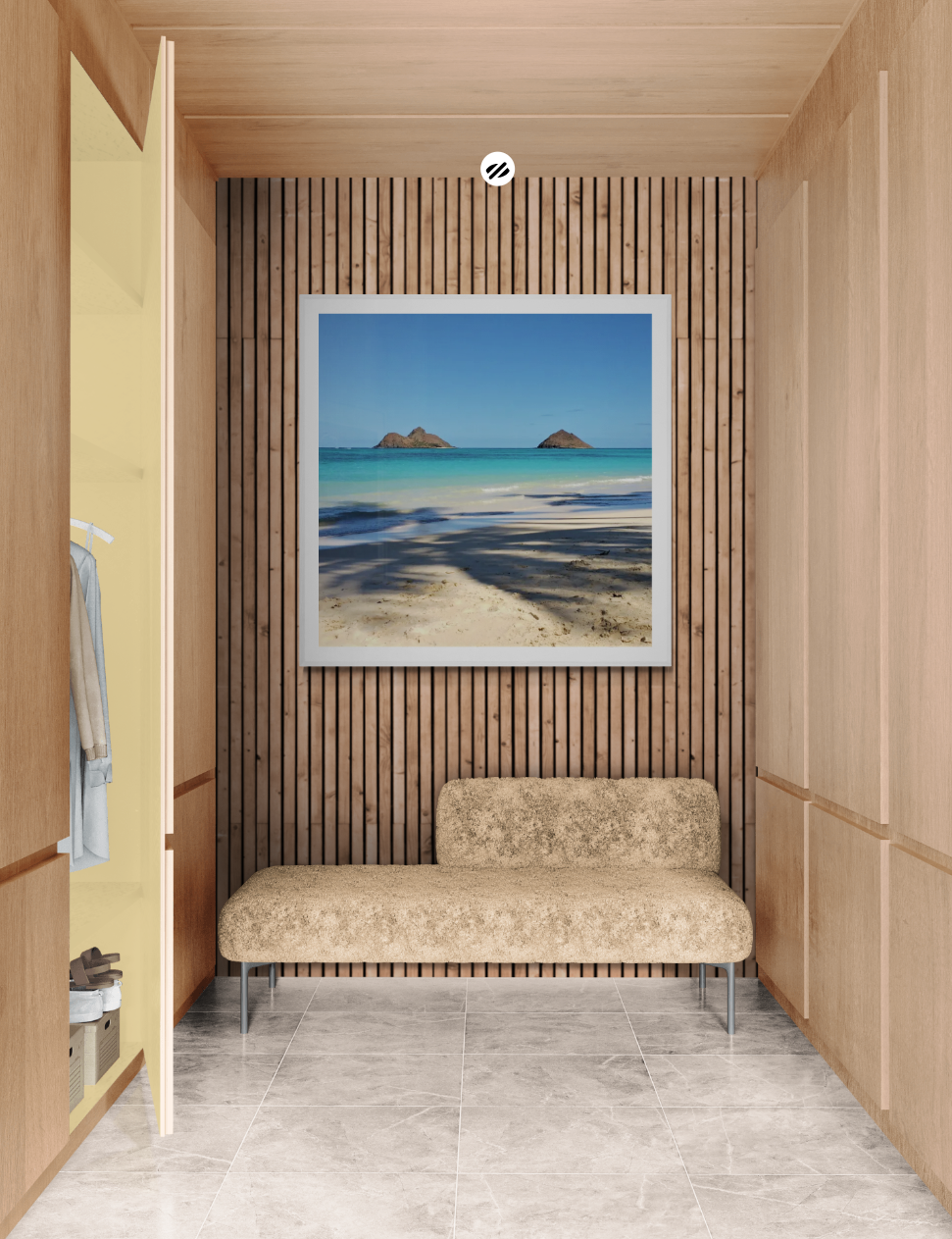 Under the Coco Palms - Canvas Wrap