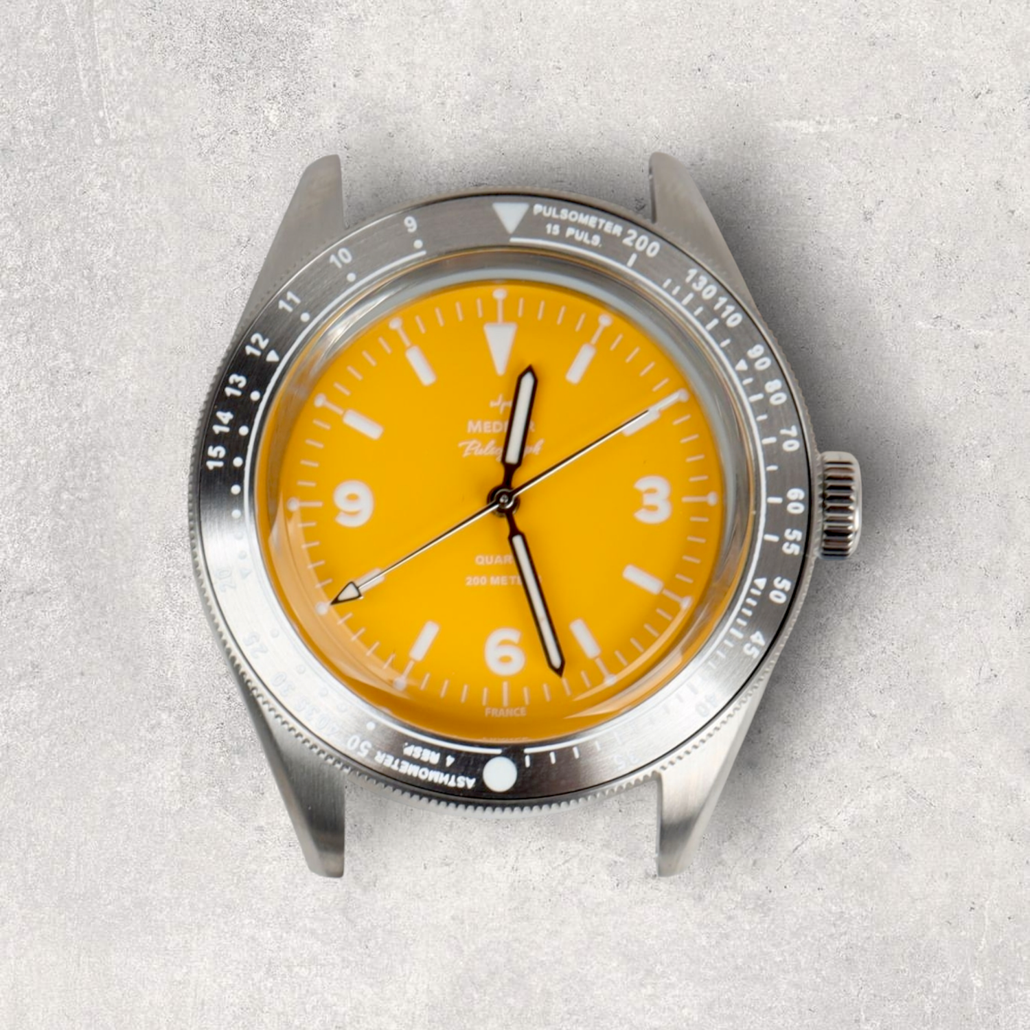 Pulsograph Quartz Jaune poussin