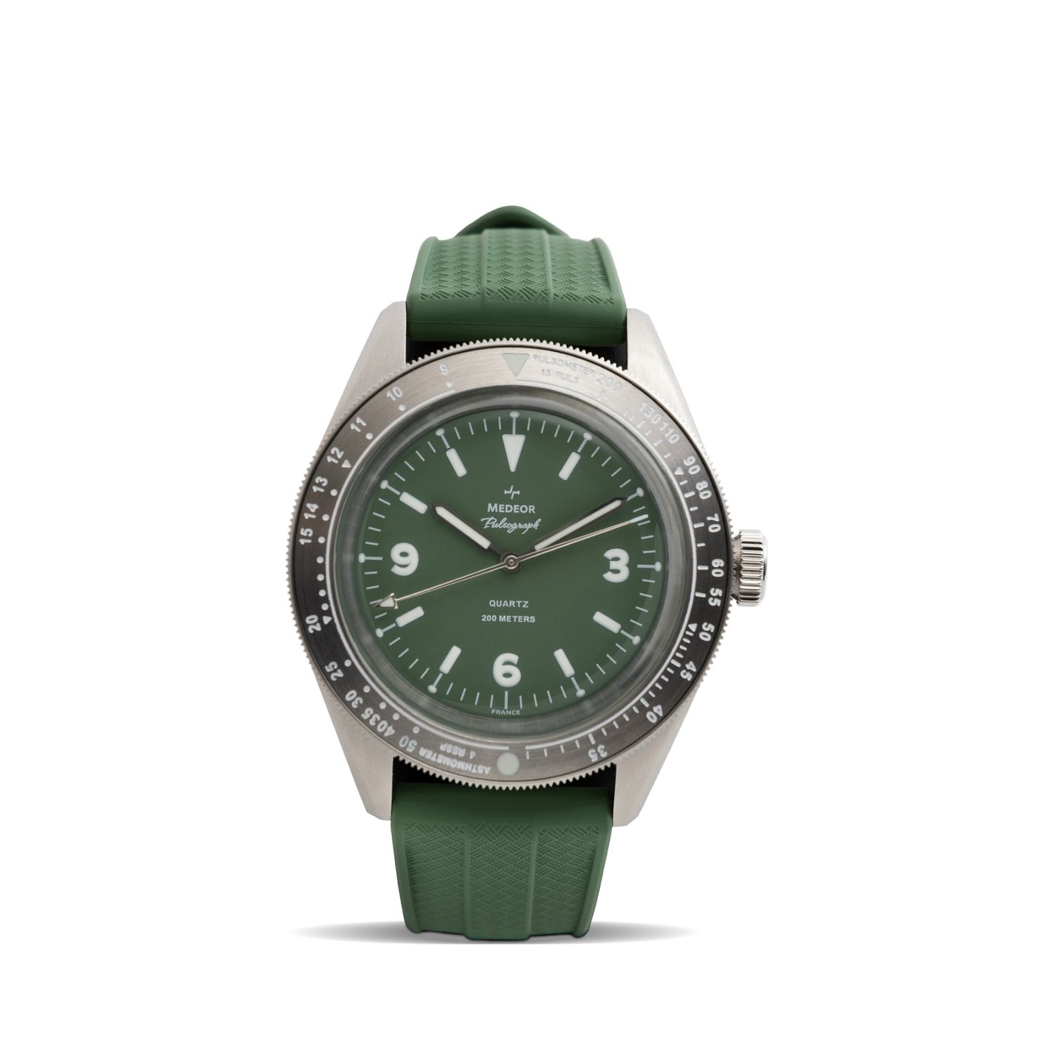 Pulsograph Quartz Vert Felgrau