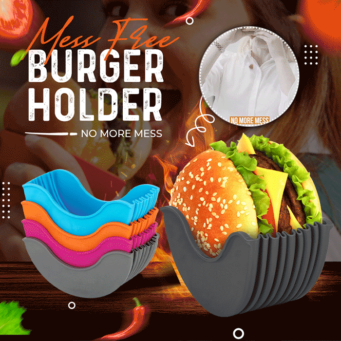 Reusable burger holders