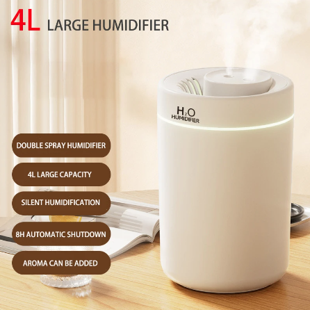 4L Single/Double Nozzle Humidifier With Colourful Light