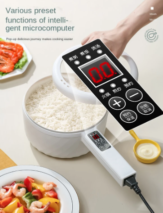 Electric Heating Element Noodle Pot/Hot Pot Multi-Purpose (White)