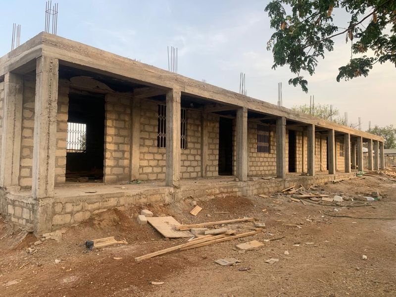 Construction of Final Building for Senior High School