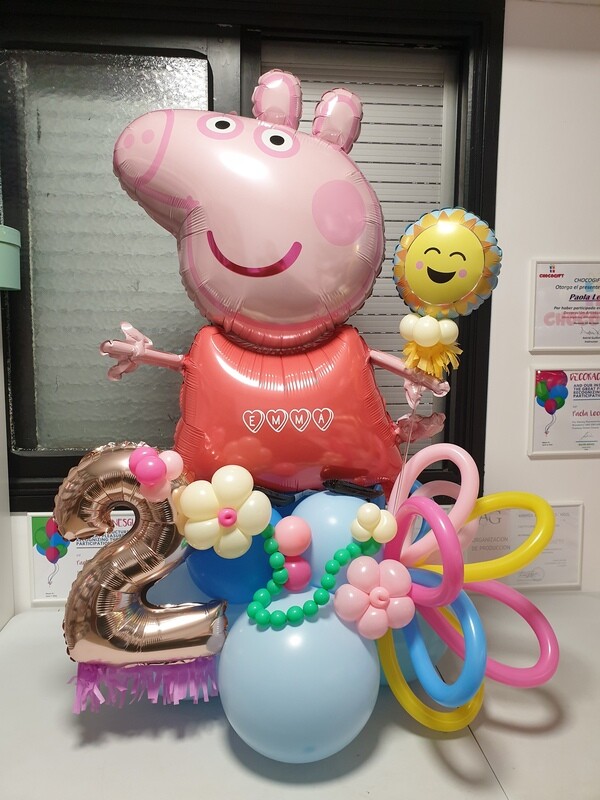 Arreglo de globos-Bouquet Personaje