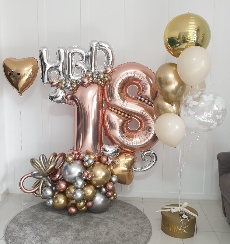 Arreglo de globos maxi