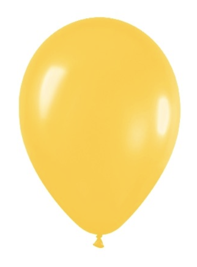 Solido Metalizado Amarillo (Redondo)