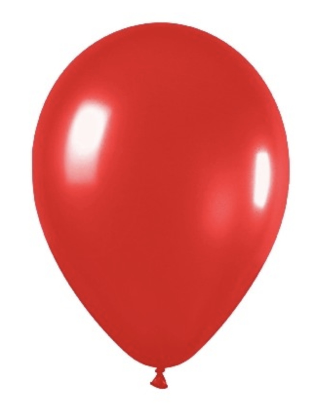 Solido Metalizado Rojo (Redondo)