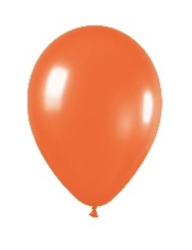 Solido Metalizado Naranja (Redondo)