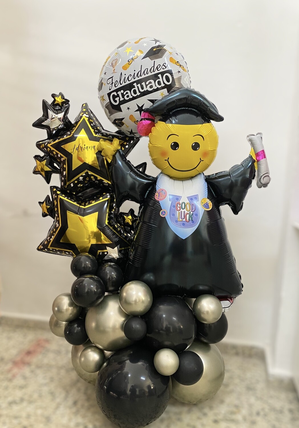 Arreglo de globos-Bouquet Graduación
