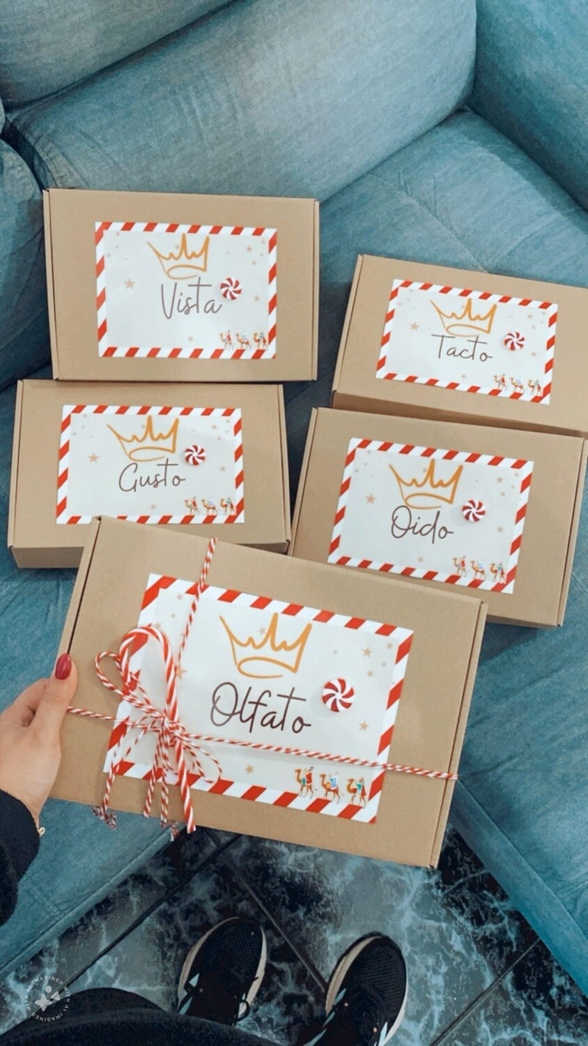 Cajas 5 sentidos