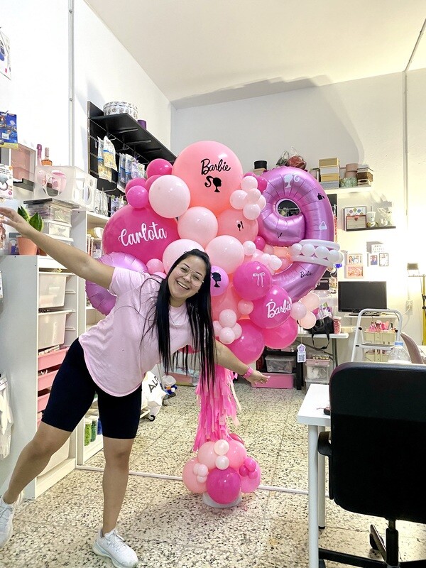 Torre de globos Barbie